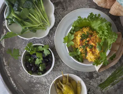 Hummus på morot och bönor