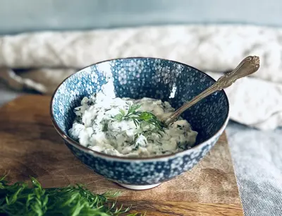 Fetaostkräm med dill