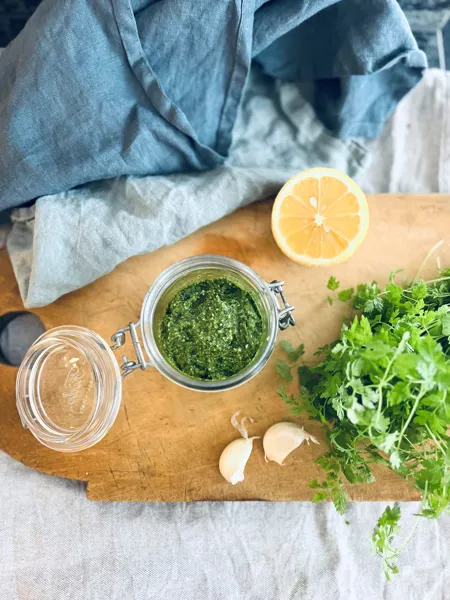 Hemmagjord pesto