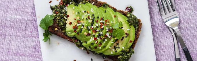 Rågmacka med avokado