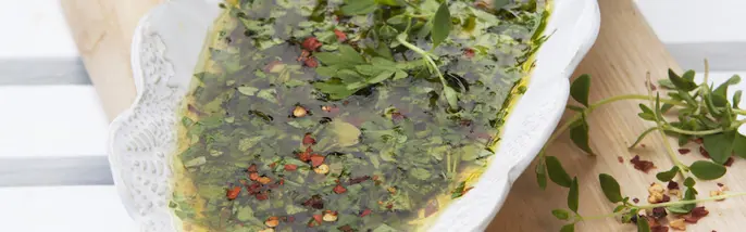 Örtmarinad med timjan och chili