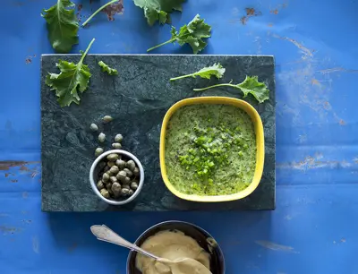 Salsa verde kall sås