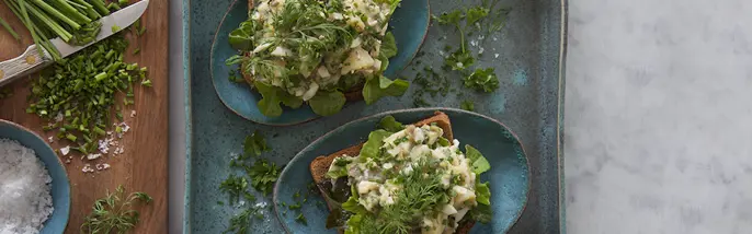 Gubbröra på kavring