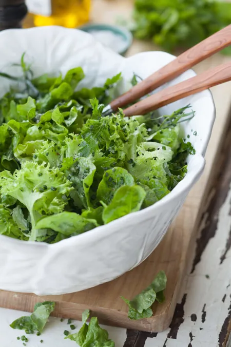 Sallad med vinägrett