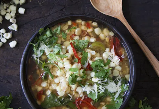Mexikansk majssoppa