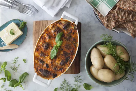 Ugnsgratinerad strömming