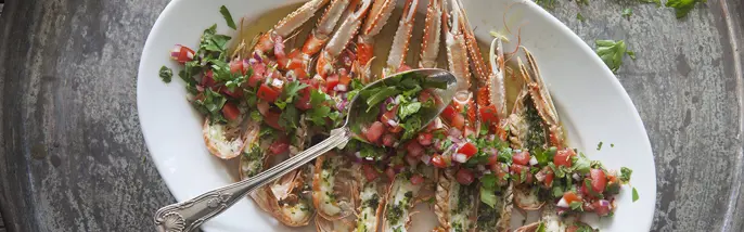 Gratinerade havskräftor